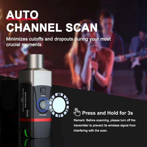 Xvive XV-U35R 5.8Ghz Kablosuz Mikrofon Sistemi - Sadece Alıcı 4