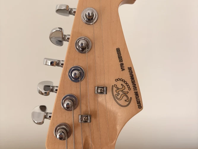 SX Ashwood Stratocaster Elektro Gitar 3