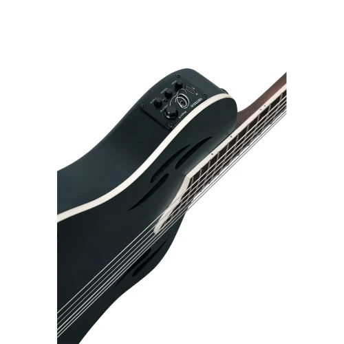 Ortega TourPlayer RTPSTD-SBK Elektro Klasik Gitar (Siyah) 5
