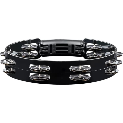 Meinl HTT10BK Stainless Steel Jingle 1-Row 10" Tour Tamburin (Siyah) 4