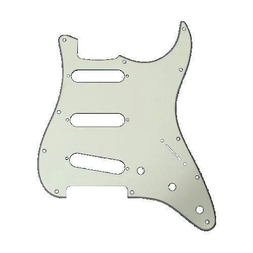 Fender Pickguard Stratocaster S/S/S 11-Hole Mount Parchment P/B/P 3-Ply Pickguard 2