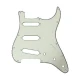 Fender Pickguard Stratocaster S/S/S 11-Hole Mount Parchment P/B/P 3-Ply Pickguard 1