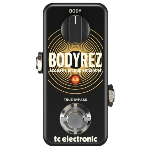 TC Electronic BODYREZ ACOUSTIC PICKUP ENHANCER Ultra-Compact Acoustic Guitar Pedal 1