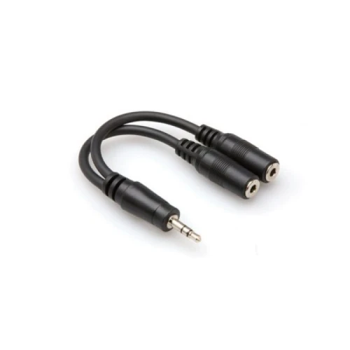 HOSA 3.5 mm. TRS (M)  Dual 3.5 mm. TRS (F) Y-kablo 1
