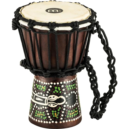 Meinl HDJ6-XXS African Style XX-Small Djembe (Dark Brown) 1