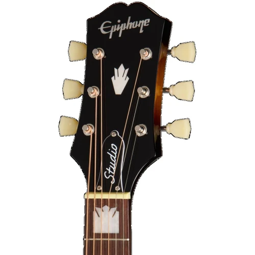 Epiphone J-200 Studio Elektro Akustik Gitar (Vintage Sunburst) 5