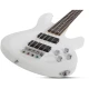 Schecter C-4 Deluxe Bas Gitar (Satin White) 3