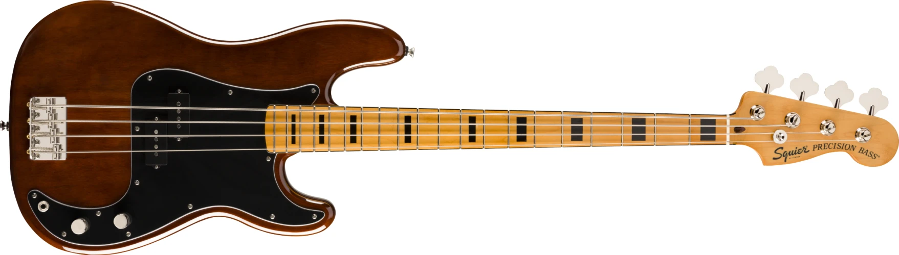 Squier Classic Vibe 70s Precision Bass Akçaağaç Klavye Walnut Bas Gitar 1