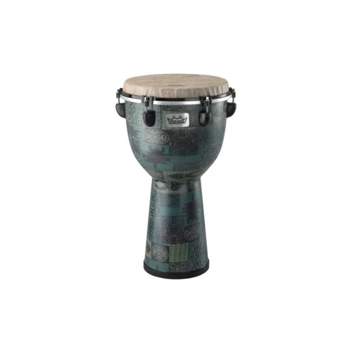 REMO APEX DESIGNER SERIES DJEMBE GREEN KINTE 12 x 22 inç 1