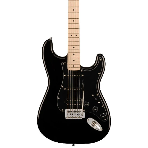 Squier Sonic Stratocaster HSS Akçaağaç Klavye BPG Black Elektro Gitar 2