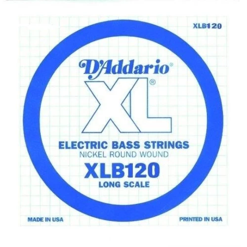 DADDARIO XLB120 BASS TEK TEL, B-(Sİ), XL NICKEL WOUND, 0.120 3