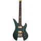 Schecter Synyster Gates Custom 7 TR-S Headless Elektro Gitar (Oak Green Metallic) 1