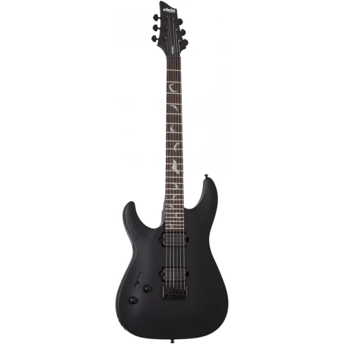 Schecter Damien-6 Solak Elektro Gitar (Satin Black) 1