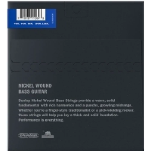 Jim Dunlop DBN45125XL Nikel XL 5 Teli Bas Gitar Teli (45-125) 2