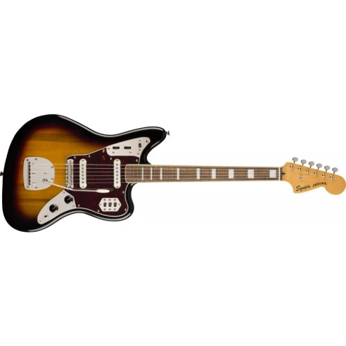 Squier Classic Vibe 70s Jaguar Laurel Klavye 3-Color Sunburst Elektro Gitar 1
