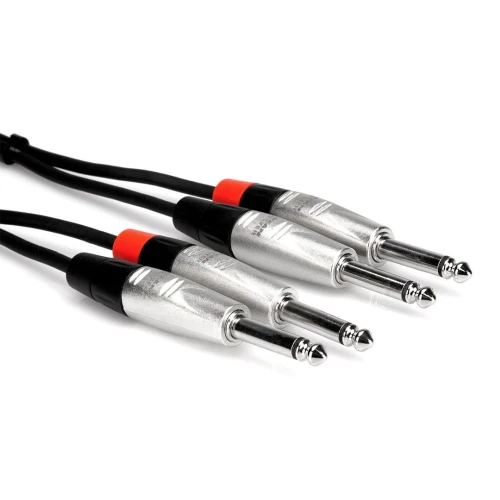 HOSA Pro 1/4"TS (M) - 1/4'' TS (M) Balanssız Çift kablo 4.5 mt. 2