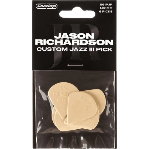 Jim Dunlop 561PJR Jason Richardson Custom Jazz III 6'lı Paket Pena 2