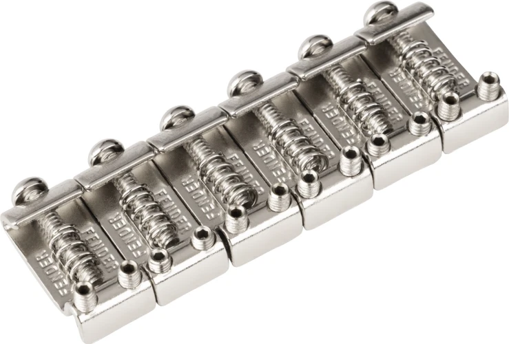 Fender American Standard Stratocaster Bridge Saddles 08-Present Nickel Set of 6 Köprü Yedek Parça 3