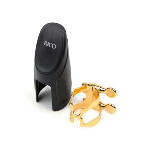 D\'Addario Woodwinds Rico H-Gold Soprano Saksafon Bek Bilezik ve Kapak Seti 1