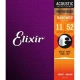 Elixir 16027 Nanoweb Phosphor Bronze Akustik Gitar Teli (11-52) 1