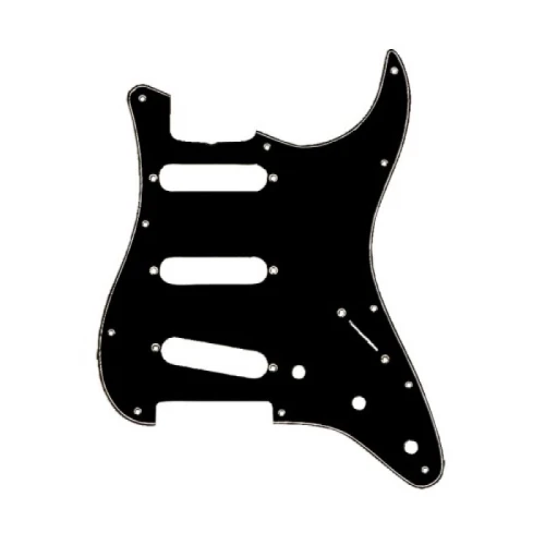 Fender Pickguard Stratocaster S/S/S 11-Hole Mount B/W/B 3-Ply Pickguard 1