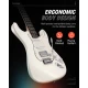 Donner DST-152W Elektro Gitar (Beyaz) 3