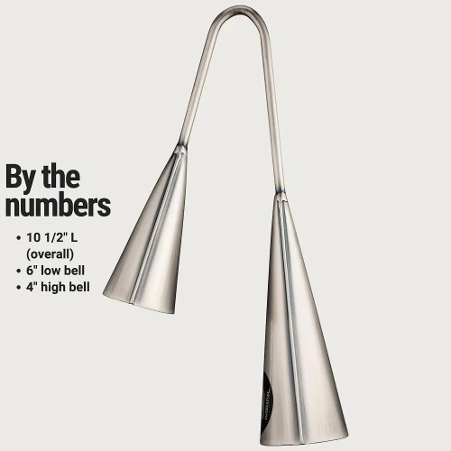 Meinl STBAG1 Hand Brushed Steel Attachment Small  A-go-go (Krom) 6