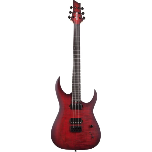Schecter Sunset-6 Extreme Elektro Gitar (Scarlet Burst) 1