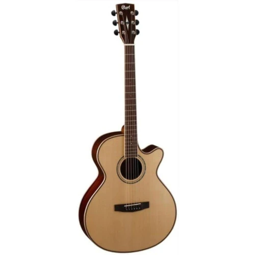 Cort As-S5 Nat Elektro Akustik Gitar, Çantalı, Naturel 3