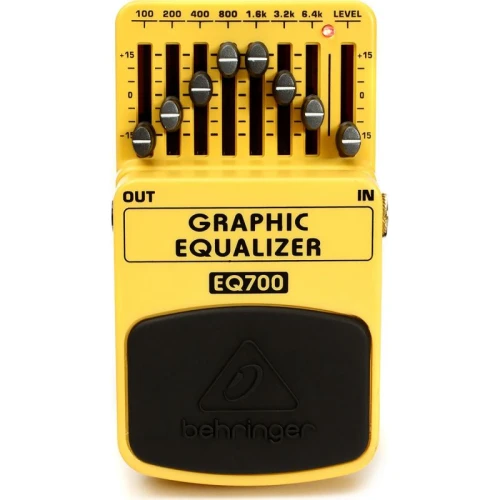 BEHRINGER EQ700 7-Bant Grafik Ekolayzer Pedal 1