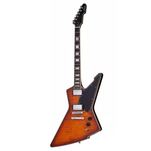 Schecter E-1 Custom Special Edition Elektro Gitar (Vintage Sunburst) 1