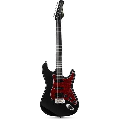 Donner Designer Series DST-200P Elektro Gitar (Siyah) 2