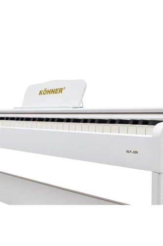 KÖHNER SLP-225 WH Dijital Konsol Piyano, Bluetooth, Tuş Hassasiyeti, 88 Tuşlu (KULAKLIK VE TABURE) 4
