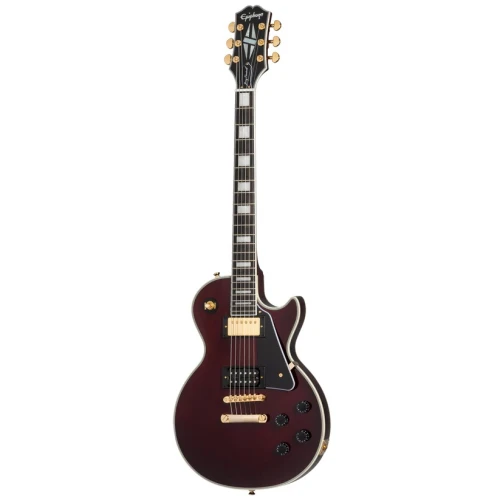 Epiphone Jerry Cantrell "Wino" Les Paul Custom Elektro Gitar (Dark Wine Red) 1