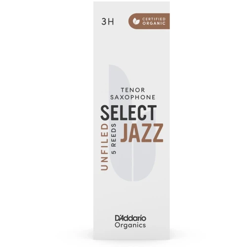 D\'Addario Woodwinds Organic Select Jazz Unfiled Tenor Saksafon Kamışı No:3 Hard 2
