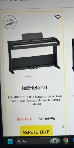 Roland RP  107 Digital Duvar Piyanosu 3