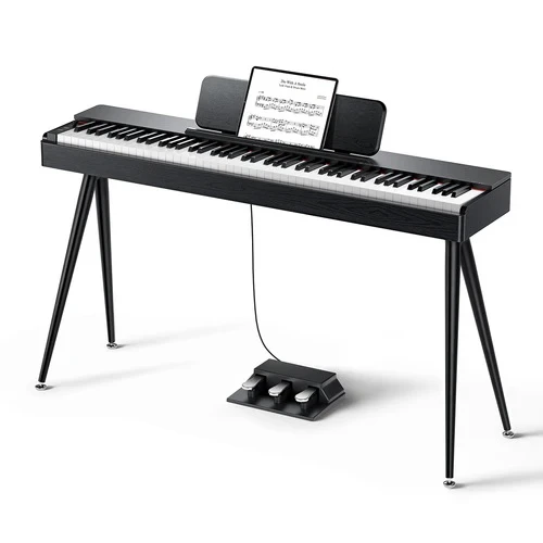 Donner Oura S100 Dijital Piyano (Black Oak Grain) 2