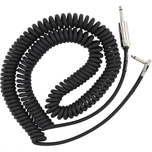 Fender Hendrix Voodoo Child Coil Düz/L Uçlu 9m Siyah Enstrüman Kablosu 2