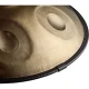 Meinl Sonic Energy HPSTL100 Stainless Steel 10 Notes D Kurd Handpan (Vintage Gold) 5