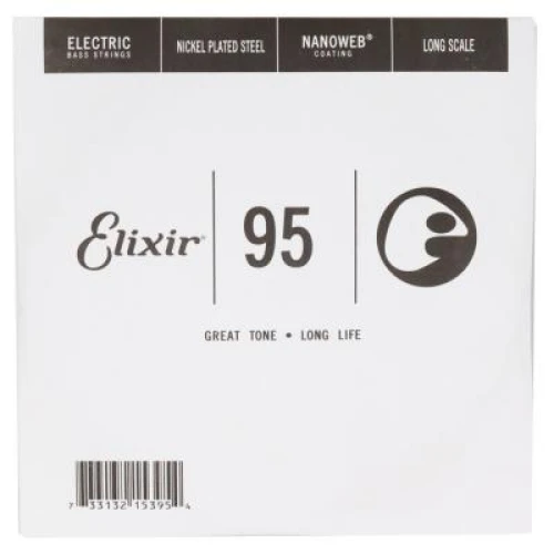 Elixir NANOWEB Coating Long Scale Tek Bas Gitar Teki (.095) 2