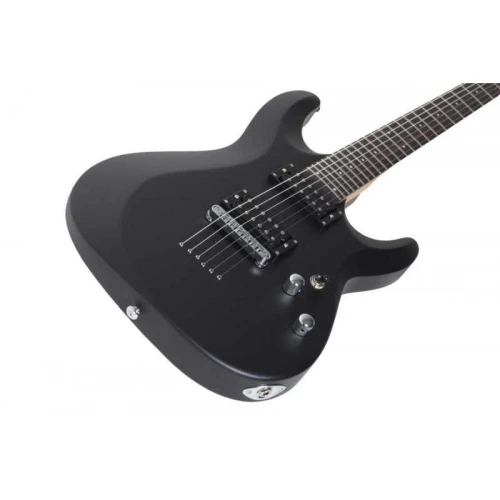 Schecter C-6 Deluxe Elektro Gitar (Satin Black) 3