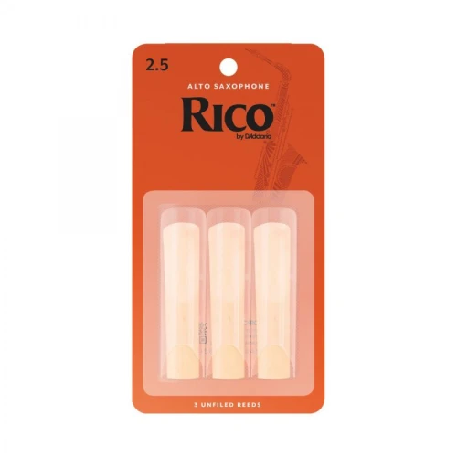 D\'Addario Woodwinds Rico RJA0325 Alto Saksafon Kamışı (3 lü) No:2.5 2