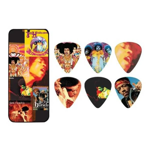 Jim Dunlop Jimi Hendrix Frontline 6lı Pena Seti (Heavy) 1