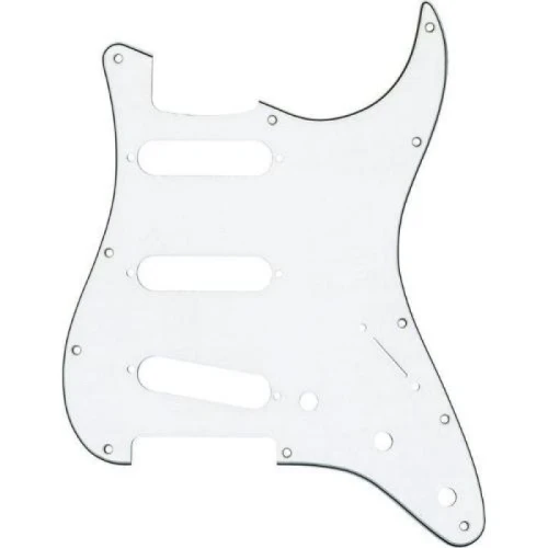 Fender Pickguard Stratocaster S/S/S 11-Hole Mount W/B/W 3-Ply Pickguard 1
