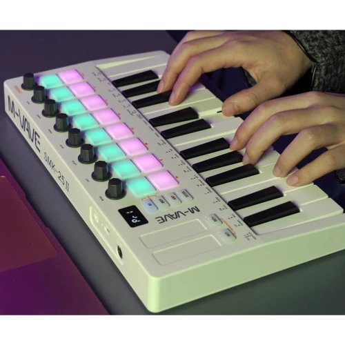 M-Vave SMK 25 MKII – Wireless BT Midi Keyboard Controller 4