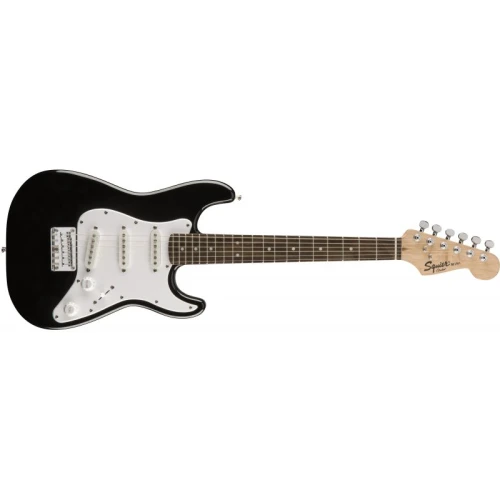 Squier Mini Stratocaster Laurel Klavye Black Elektro Gitar 1
