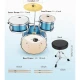 Eastar EDS-180MSB 14" 3-Parça Çocuk Davulu (Metallic Sky Blue) 3