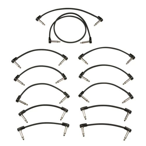 Fender Blockchain Patch Cable Kit Medium Siyah Patch Kablosu 1