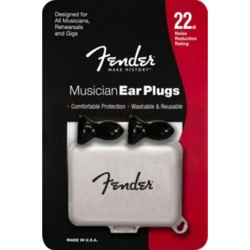 Fender Musician Series Ear Plugs Black Kulak Tıkacı 1