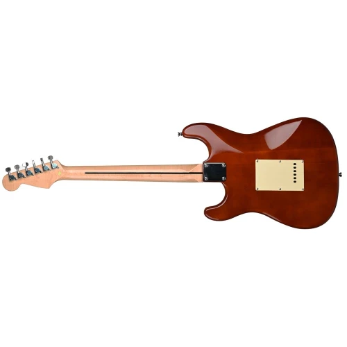 DMX Guitars DEG100 HSS SS Elektro Gitar (Sienna Sunburst) 4